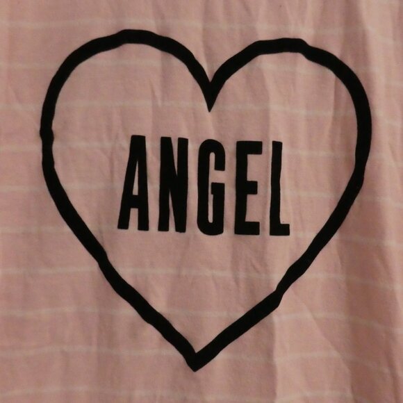 VICTORIA'S SECRET | medium | Pink and White Striped Long Sleeve Nightshirt | GUC - Picture 1 of 16
